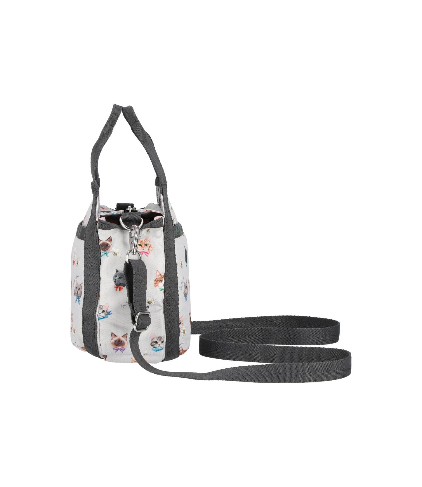 Small Jenni Crossbody<br>Playful Cats Cool Gray