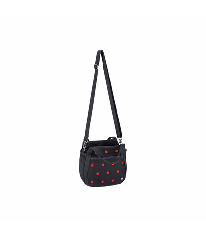 Small Jenni Crossbody<br>Red Apple Embroidery