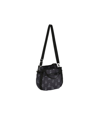 Small Jenni Crossbody<br>Miffy Black Stencil