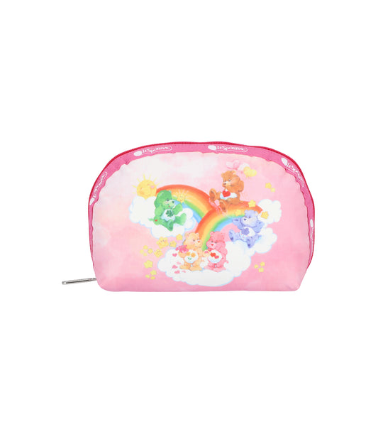 Medium Dome Cosmetic<br>Care Bears Pink Rainbow