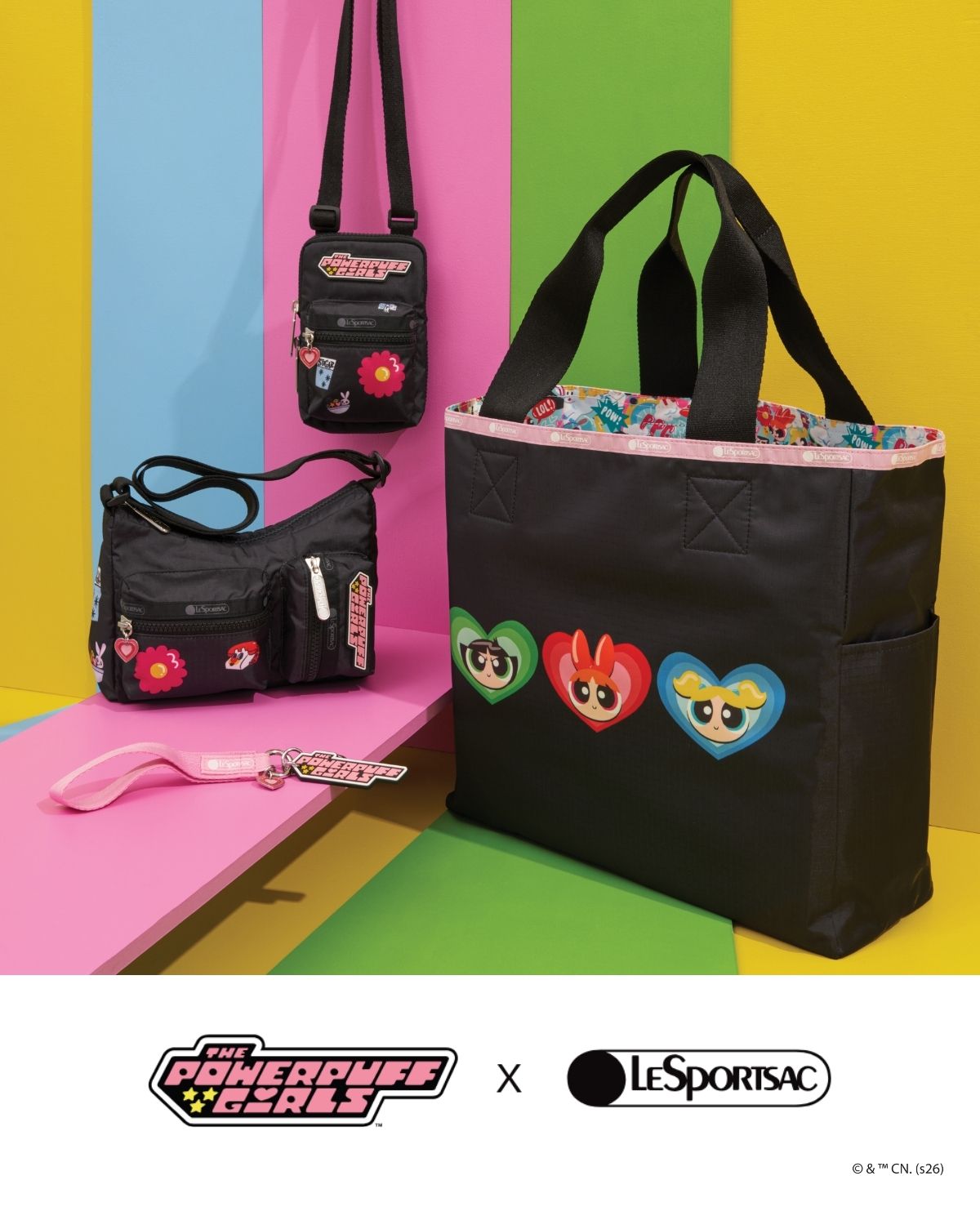 LESPORTSAC X THE POWER PUFF GIRLS