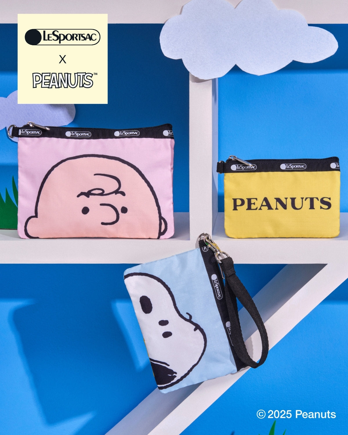 LESPORTSAC X CARE PEANUTS
