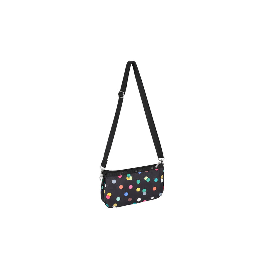 Medium Koko Crossbody<br>Multicolor Dots Black