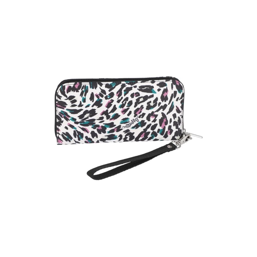 Tech Wallet Wristlet<br>Harvest Leopard