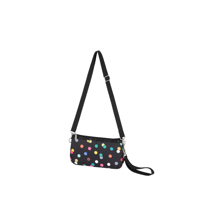Medium Koko Crossbody<br>Multicolor Dots Black