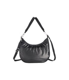 North/South Convertible Hobo<br>Black Shine