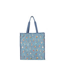 Large Book Tote<br>Holiday Floral Peter