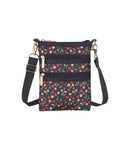3 Zip Crossbody<br>Tulip Garden