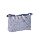 Cosmetic Clutch<br>Puzzled Plaid