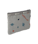 3-Zip Cosmetic<br>Falling Leaves Embroidery